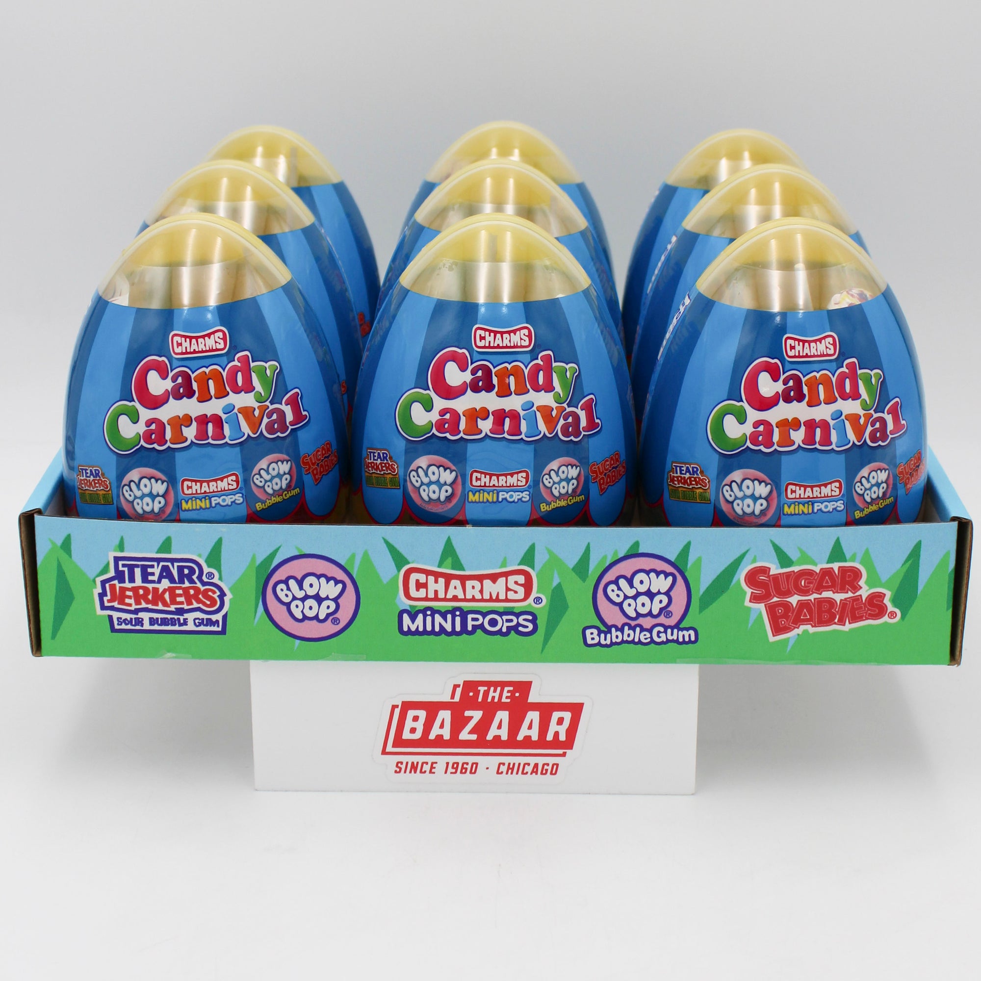 CHARMS CANDY CARNIVAL 9/5OZ FILLED EGG TRAY BEST BY 11/6/2025