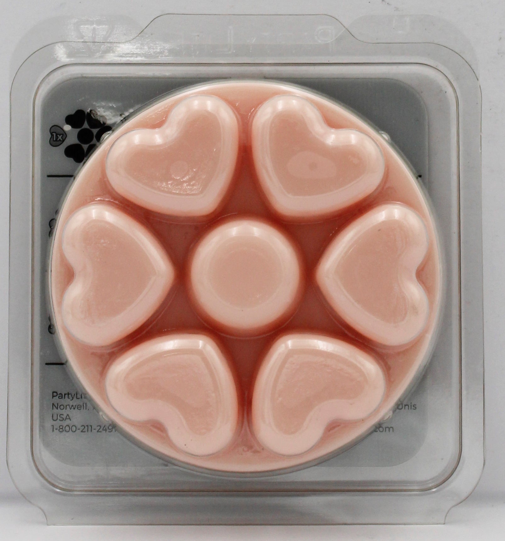 PARTYLITE COTTON BLOSSOM SCENT PLUS HEART MELTS 3.2oz