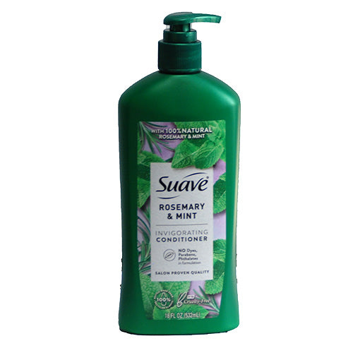 SUAVE CONDITIONER W/PUMP 18OZ-ROSEMARY MINT