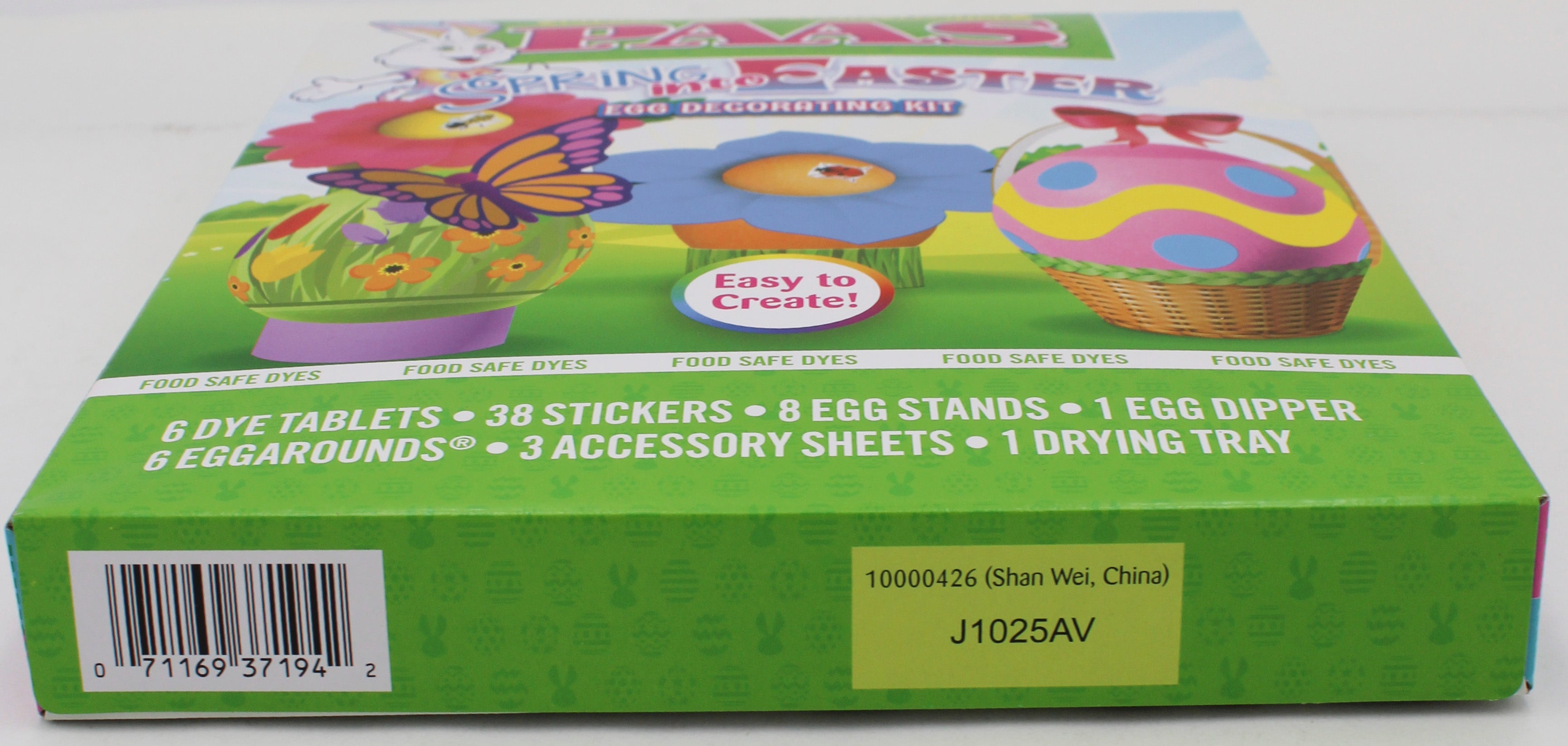 PAAS SPRING INTO EASTER EGG DECORATING KIT SHELF TRAY