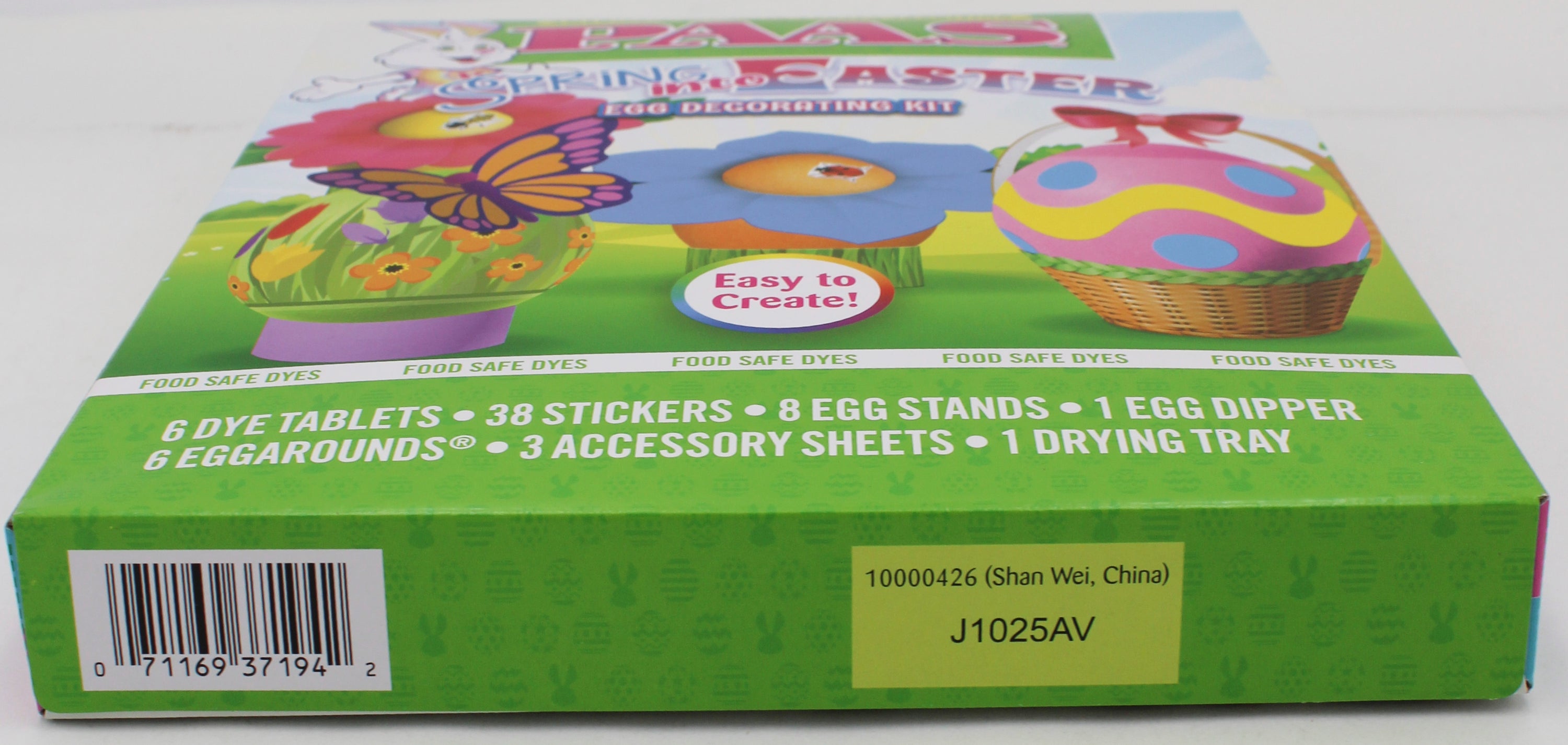 PAAS SPRING INTO EASTER EGG DECORATING KIT SHELF TRAY