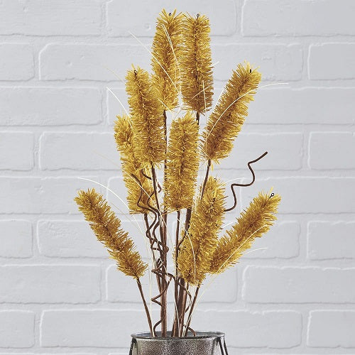 GOLD BRISTLE PICK 2pc SET 27"L