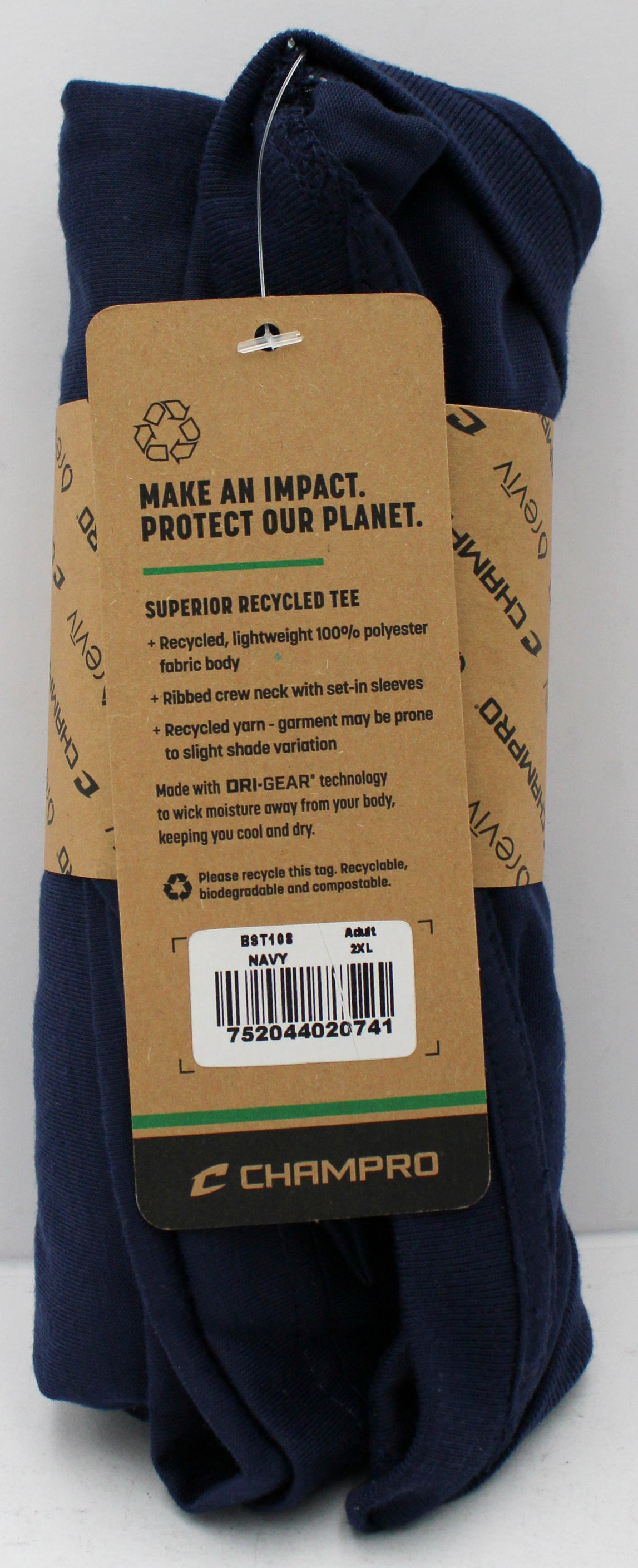 Adult T-Shirt Navy 2XL – Bulk Wholesale Soft Goods