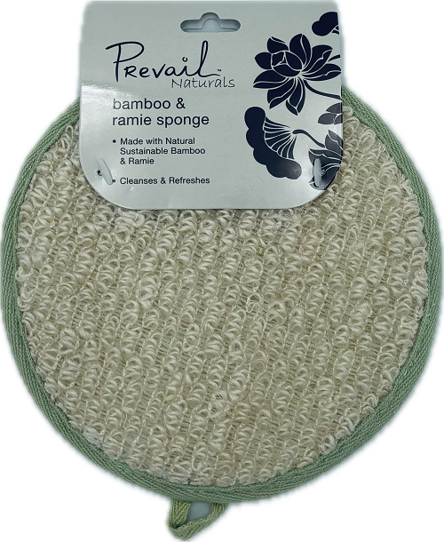 PREVAIL NATURALS BAMBOO&RAMIE ROUND SPONGE
