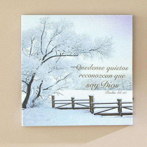 QUEDENSE QUIETOS LED CANVAS PRINT 9"x9"