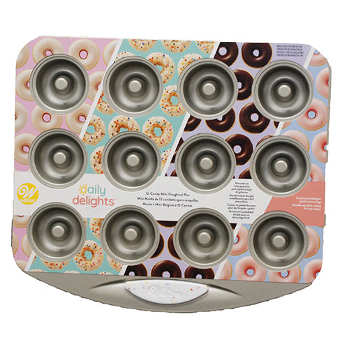 WILTON MINI DONUT PAN NONSTICK 12CAV