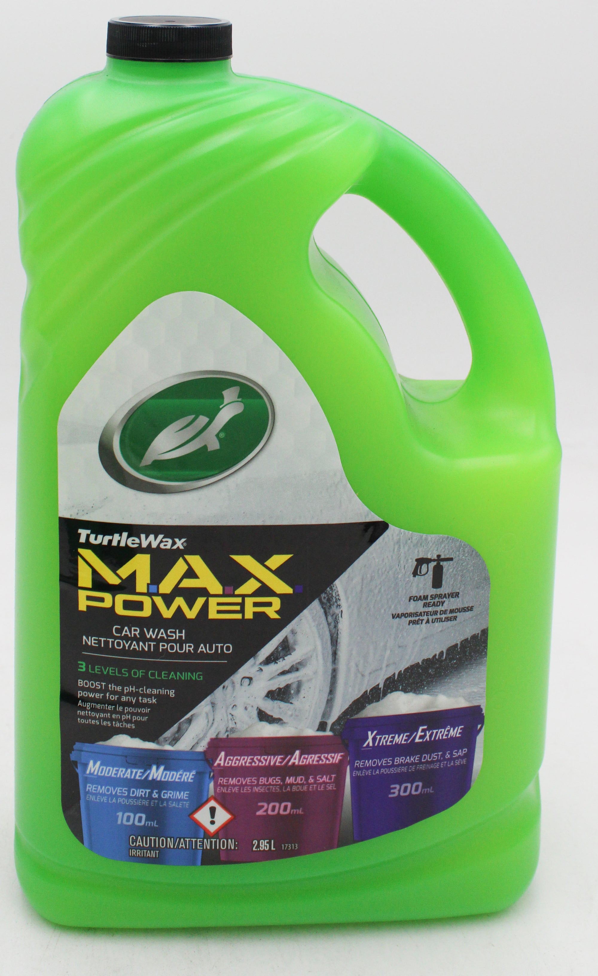 SP TURTLE WAX MAX POWER CAR WASH 2.95L / 100oz'