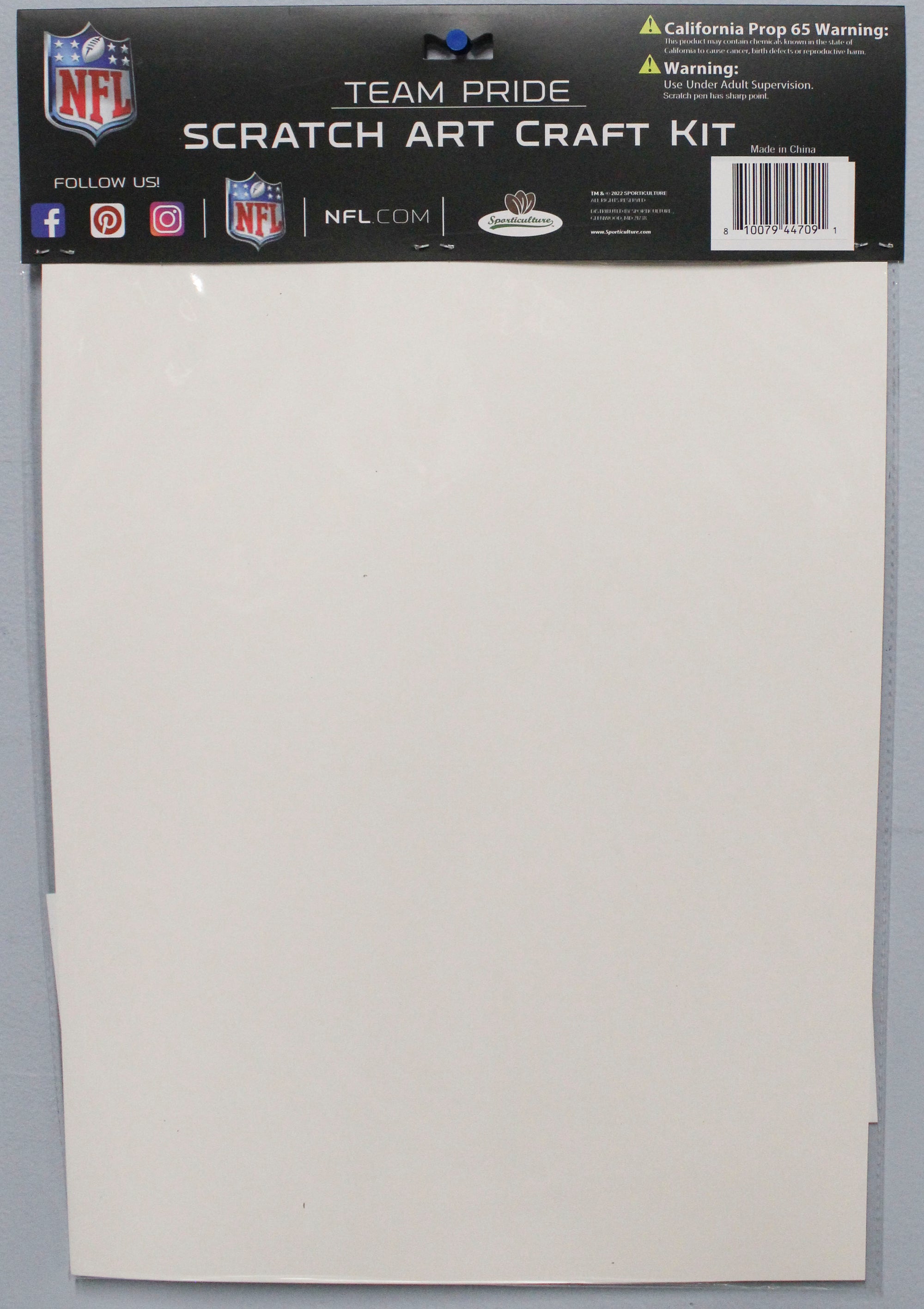 DALLAS COWBOYS SCRATCH ART CRAFT KIT