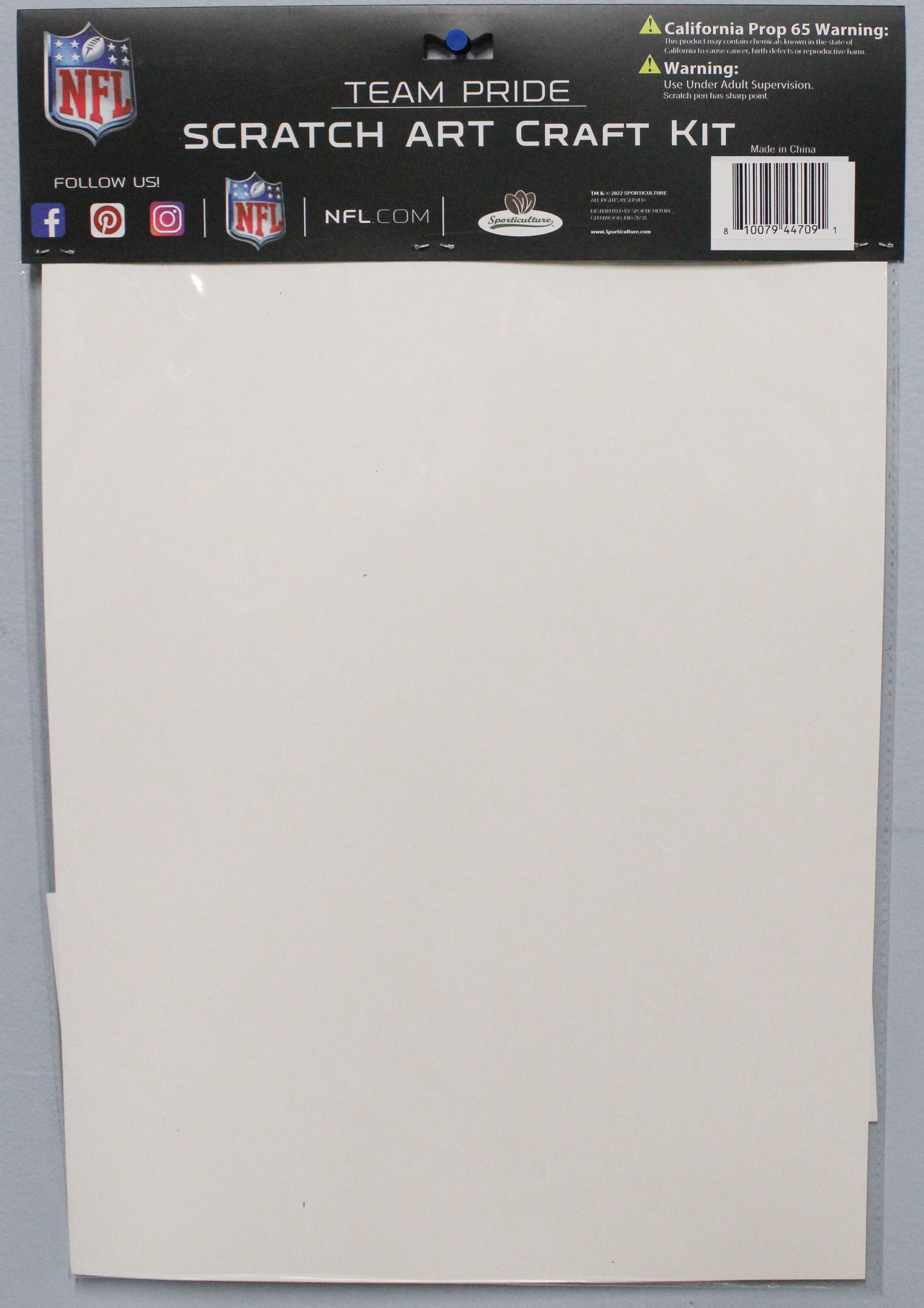 DALLAS COWBOYS SCRATCH ART CRAFT KIT