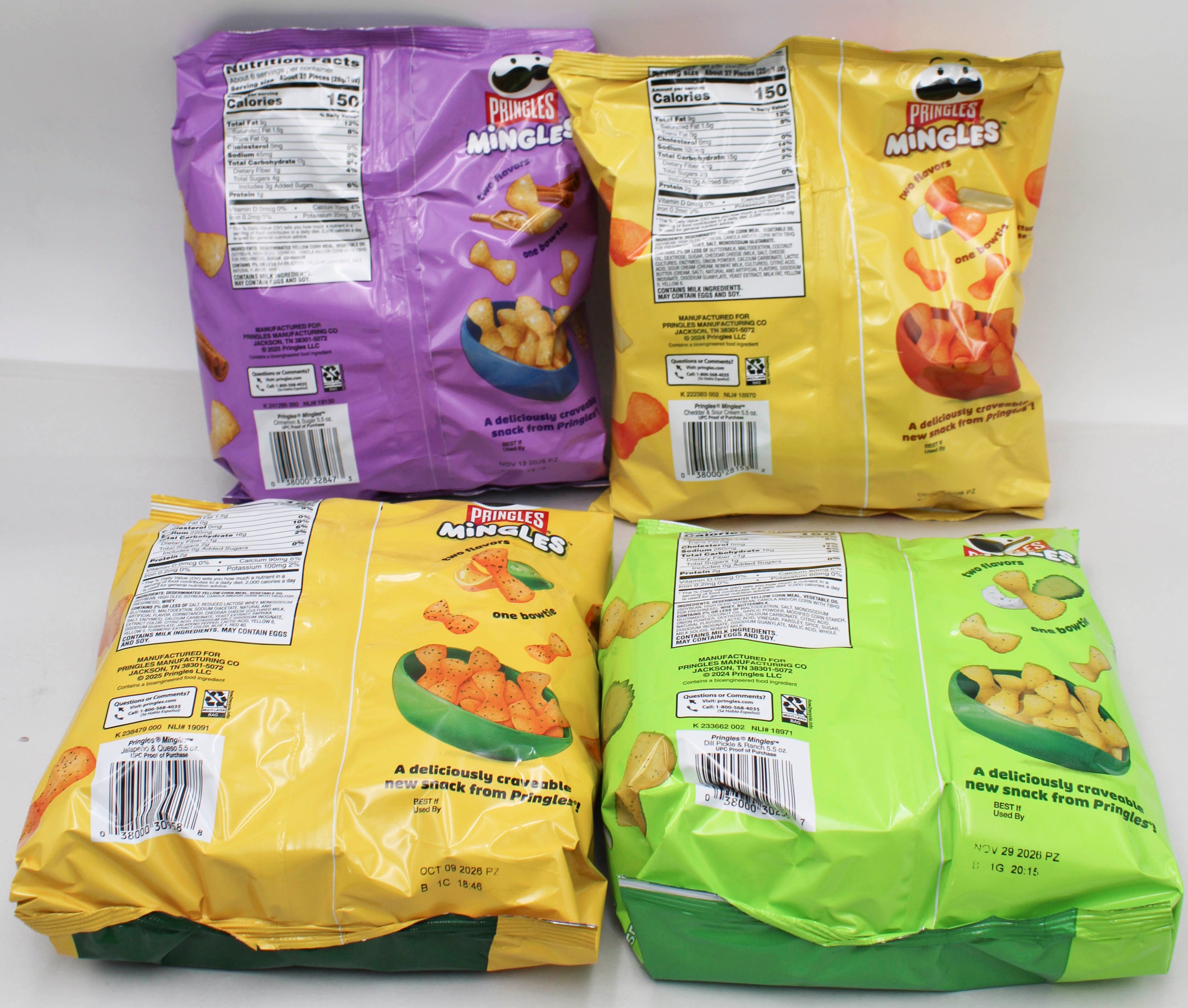 PRINGLES MINGLES 4 FLAVOR HALF MOD NI BB 10/9/2026