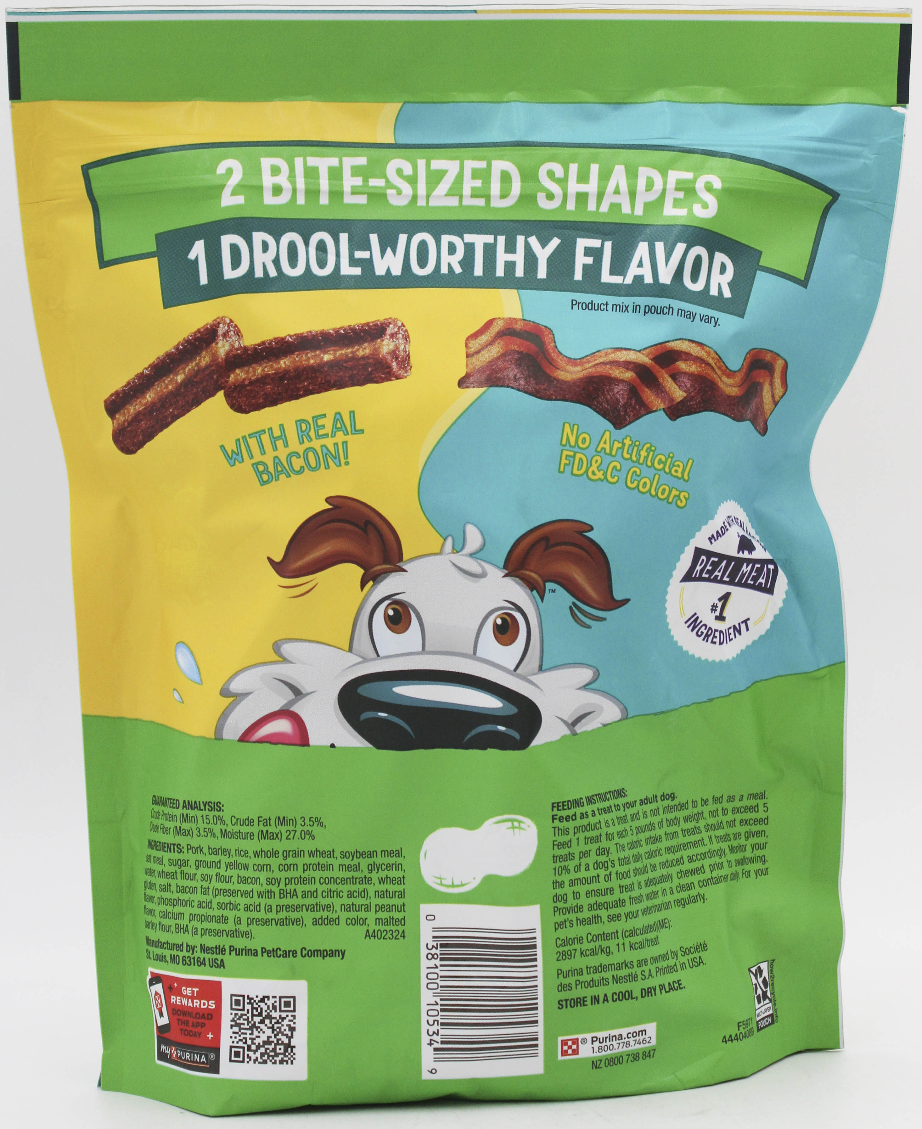 PURINA BEGGIN' FLAVORSTIX PEANUT BUTTER BACON 25oz EXP 6.30.26 NI