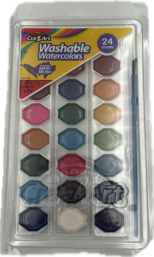 CRA-Z-ART WATERCOLORS 24ct PP$3.49