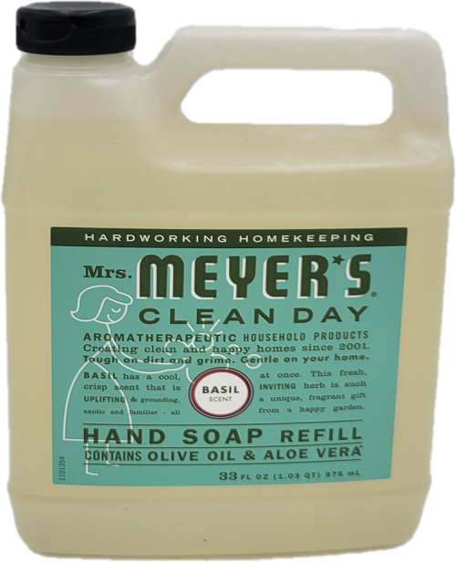 MRS. MEYERS 33oz.GEL HAND SOAP REFILL OLIVE OIL & ALOE VERA