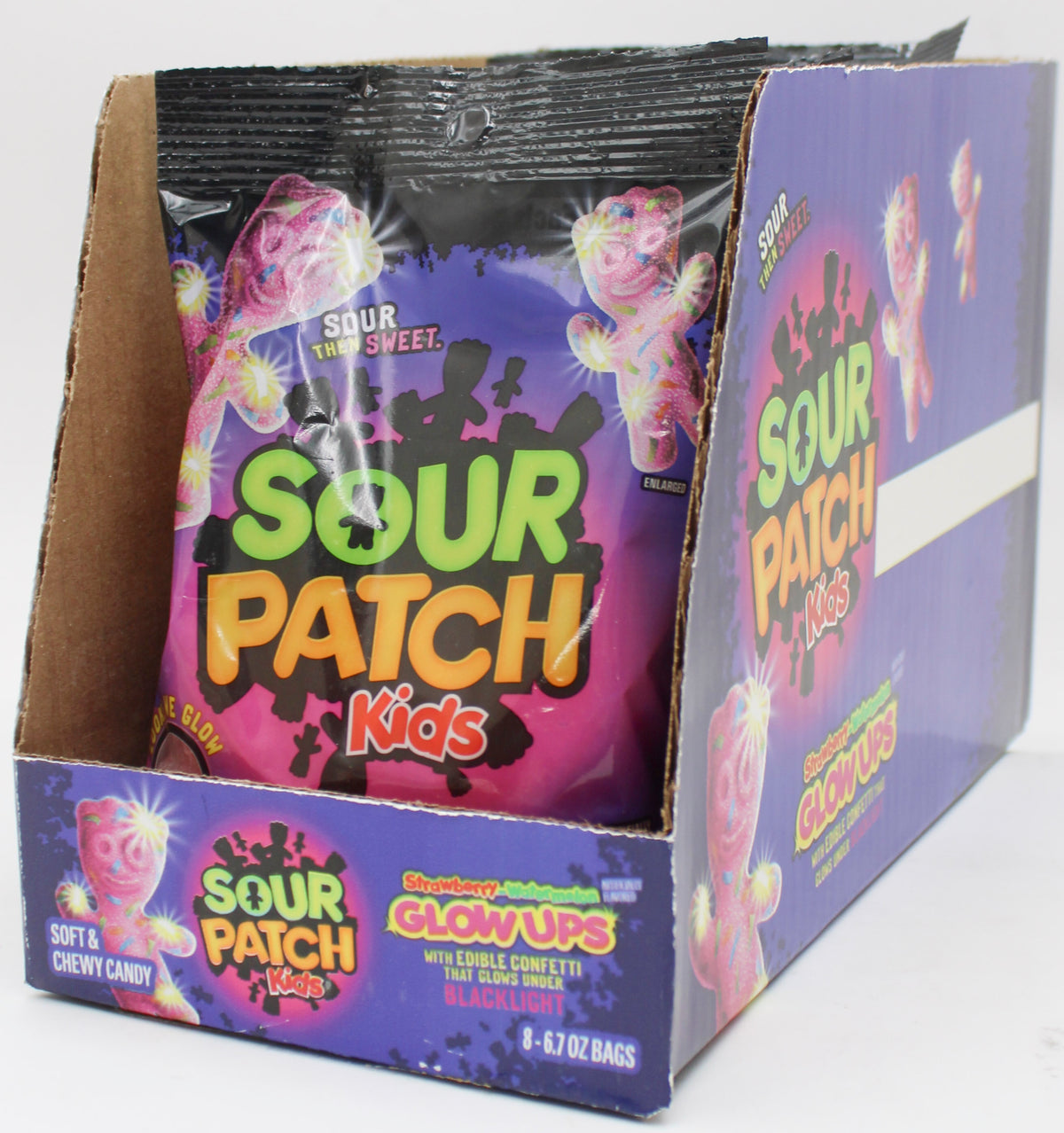 SOUR PATCH KIDS GLOW UP STRAWBERRY WATERMELON 6.72 OZ BB 4/22/27
