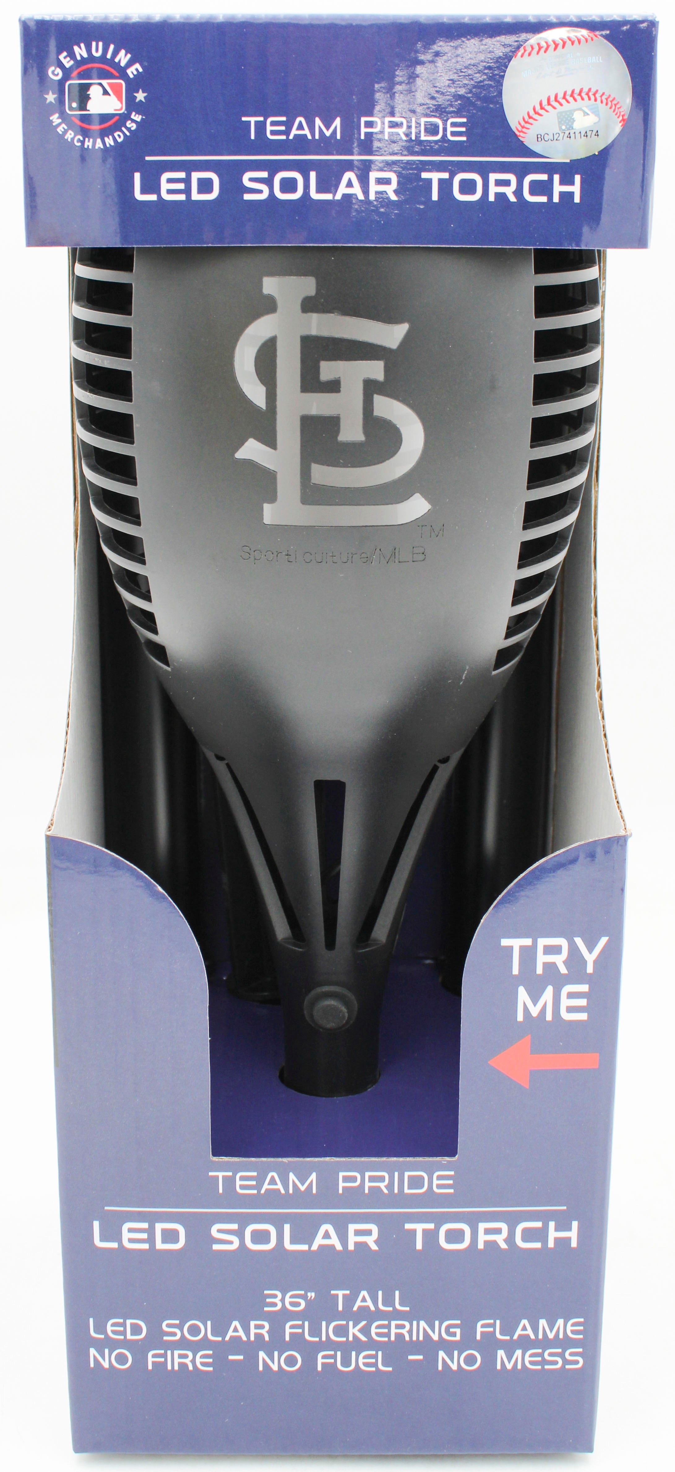 ST. LOUIS CARDINALS LED SOLAR TORCH 36"