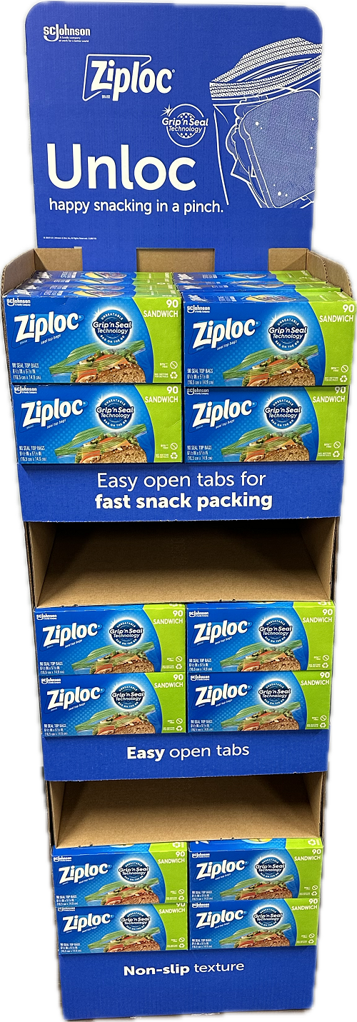 ZIPLOC BACK TO SCHOOL SANDWICH BAGS PPK US