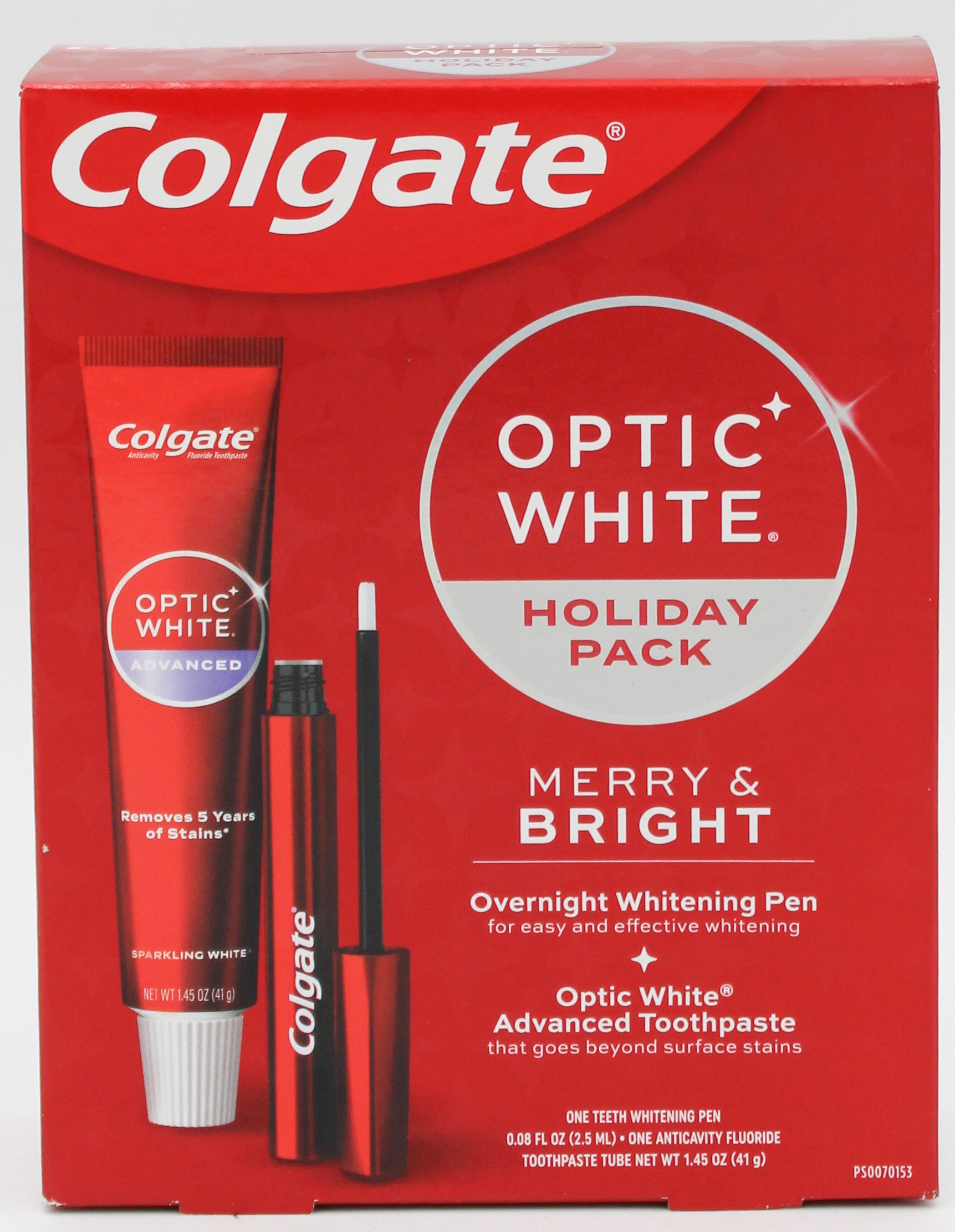 COLGATE OPTIC WHITE HOLIDAY WHITENING ESSENTIALS KIT NI