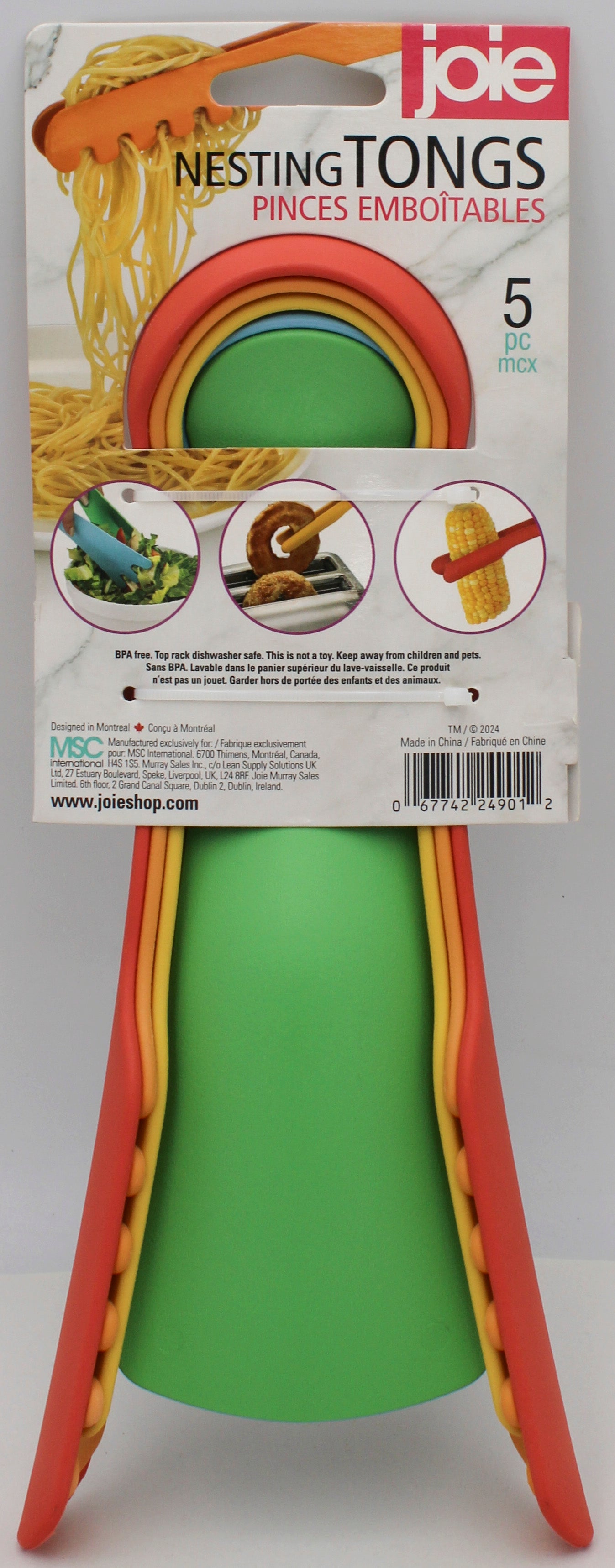 5PC NESTING TONGS NI