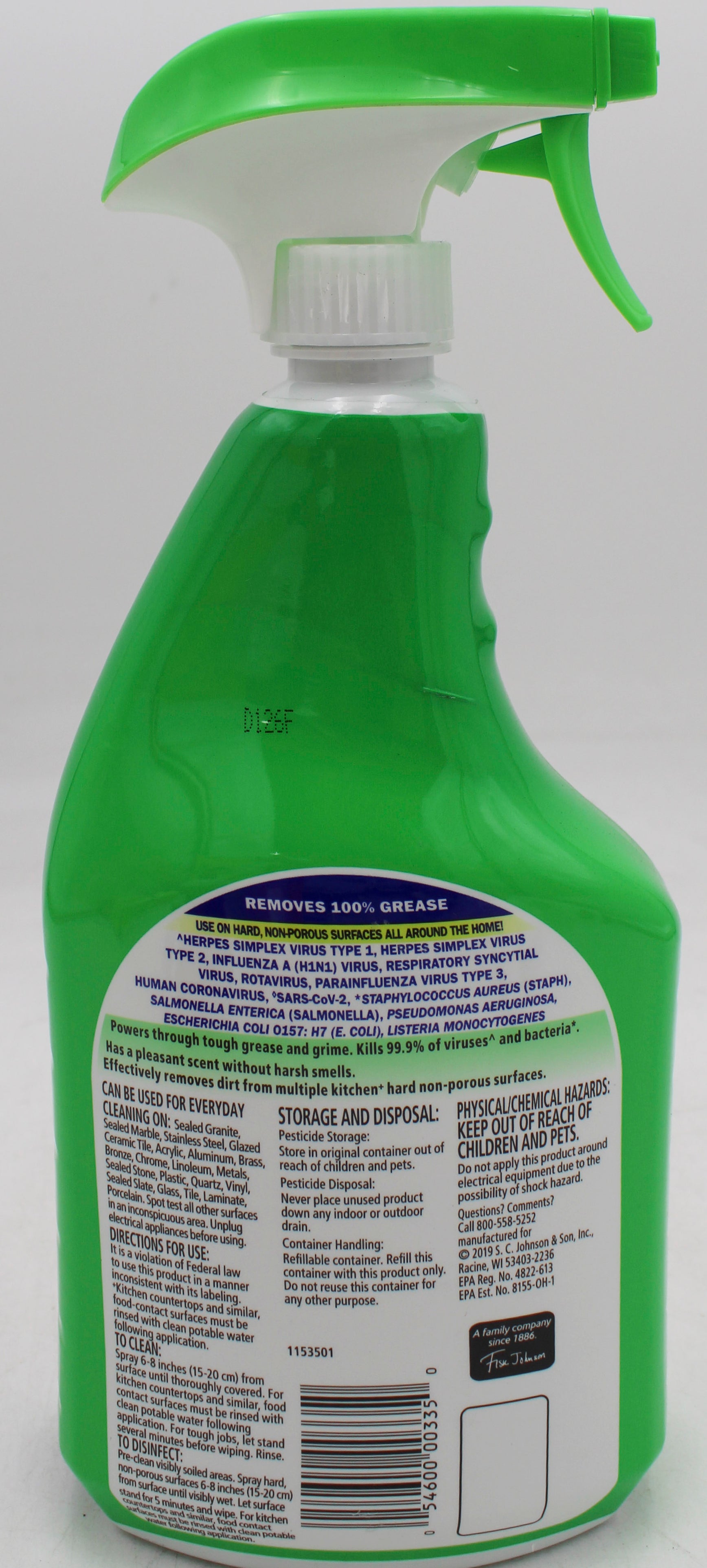 SP FANTASTIK CLEANER 32oz.LEMON SCENT
