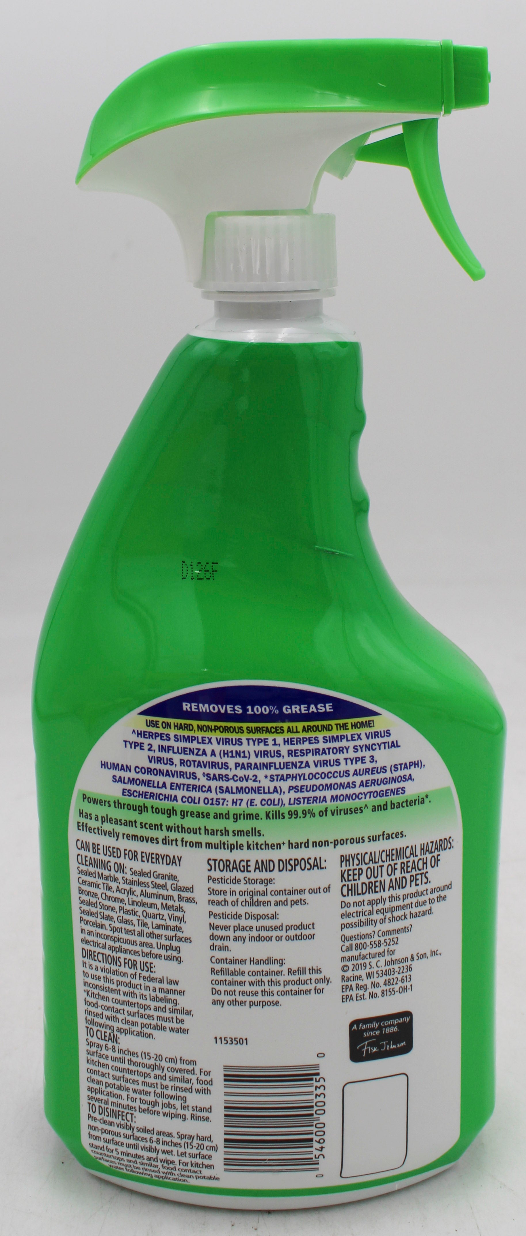 SP FANTASTIK CLEANER 32oz.LEMON SCENT