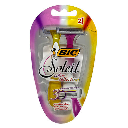 BIC SOLEIL RAZOR 2PK-WOMENS/3 BLADE