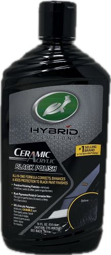 SP TURTLE WAX HYBRID SOLUTIONS CERAMIC ACRYLIC BLACK POLISH 14oz