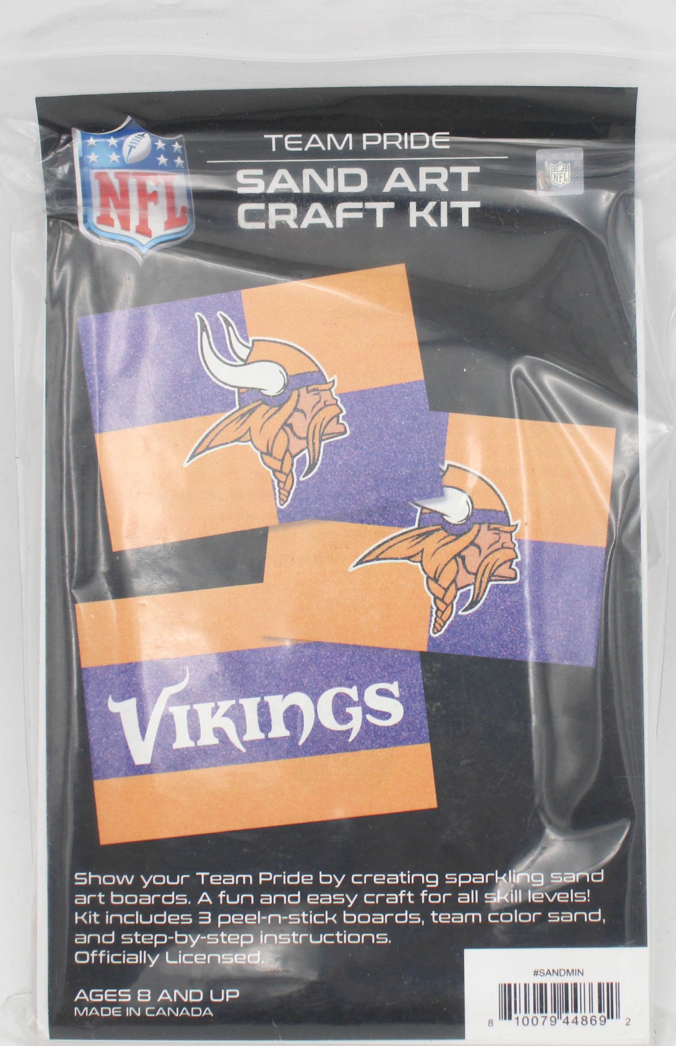 NFL MINNESOTA VIKINGS SAND ART CRAFT KIT