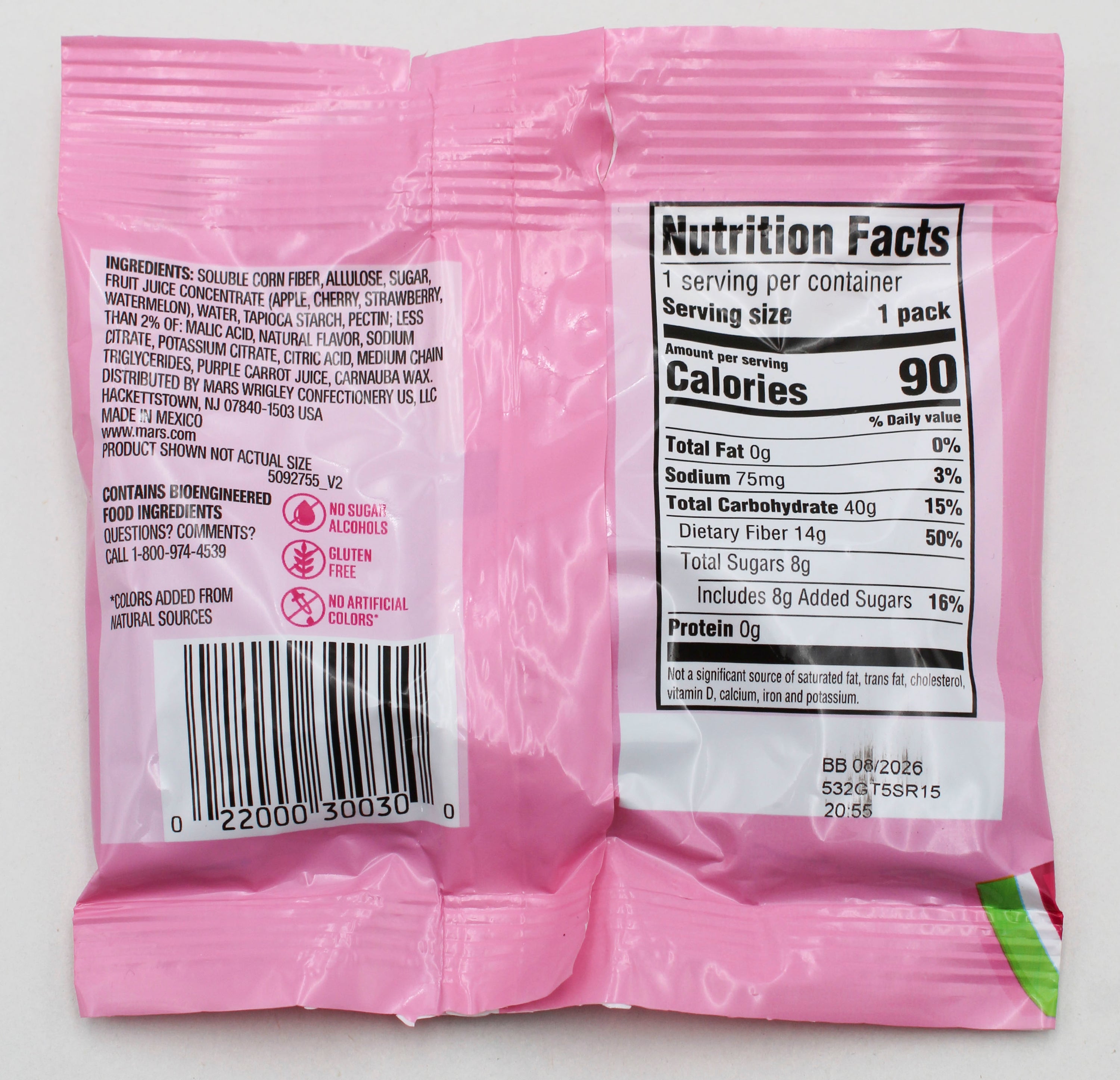 STARBURST GOODIES GUMMIES FAVEREDS 1.8oz   BB 8/31/26