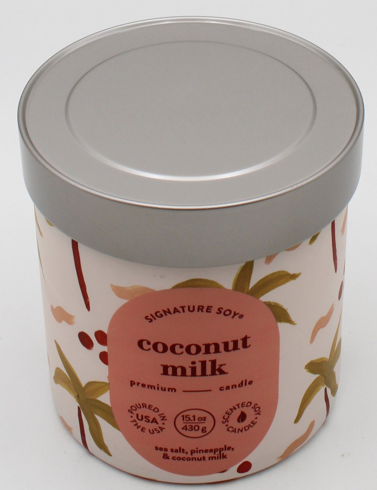 SIGNATURE SOY JAR CANDLE COCONUT MILK 15.1oz