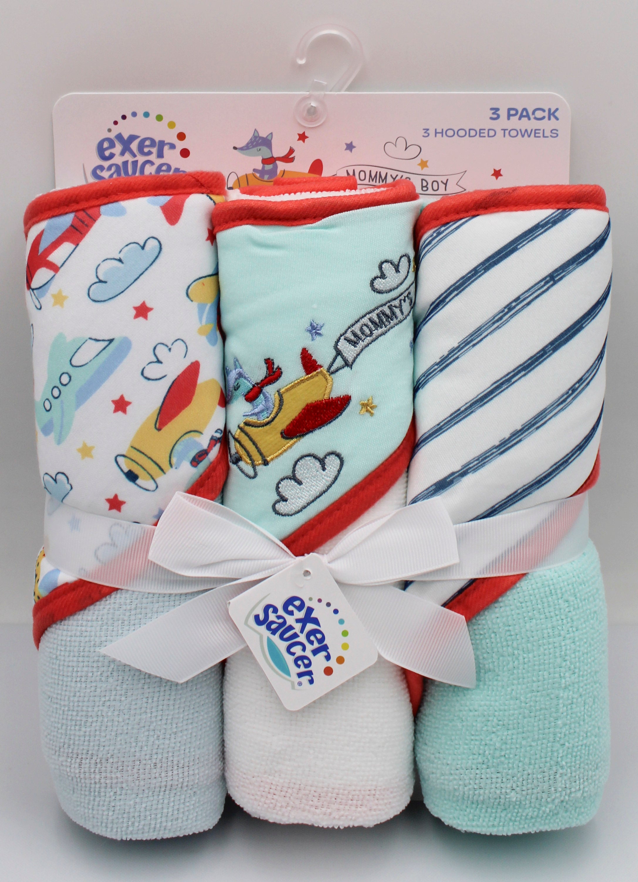 3PK BABY TOWEL - BLUE