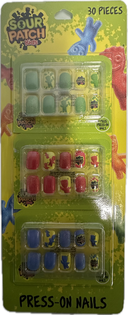 SOUR PATCH KIDS PRESS ON 30 PIECES NAILS