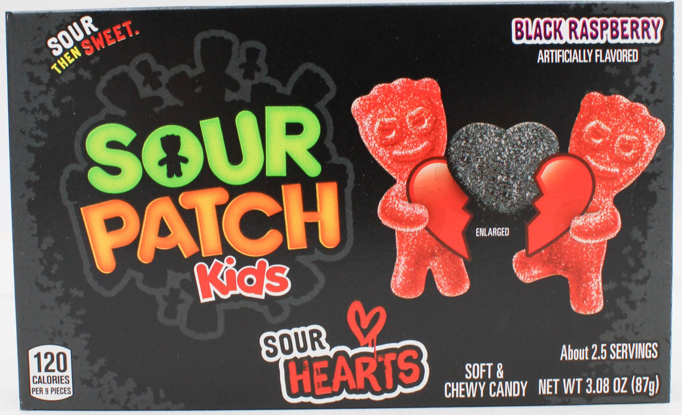 SOUR PATCH KIDS SOUR HEARTS THEATRE BOX 3.08 Oz BB 10/13/26