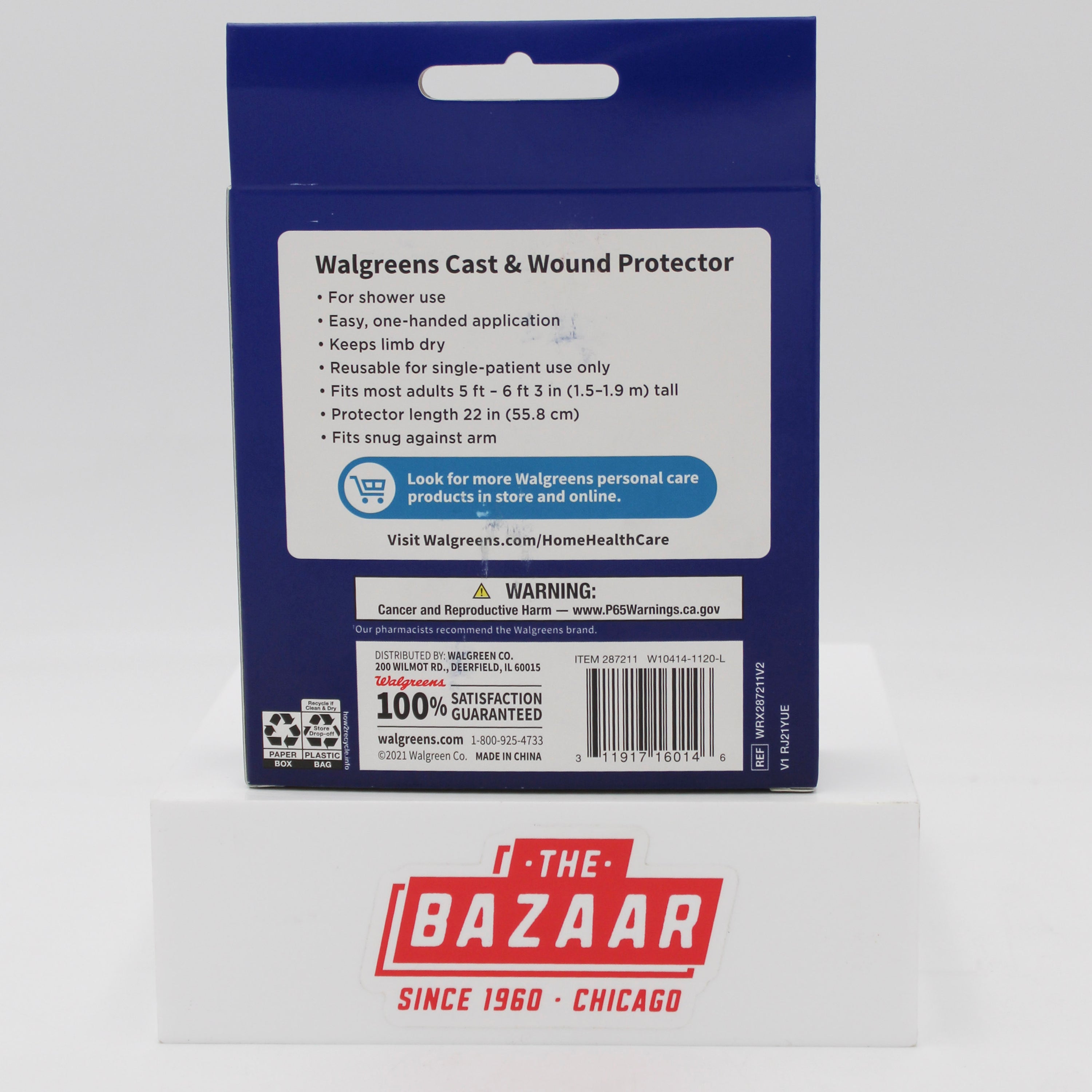 WALGREENS CAST & WOUND PROTECTOR ADULT SIZE 2ct NI