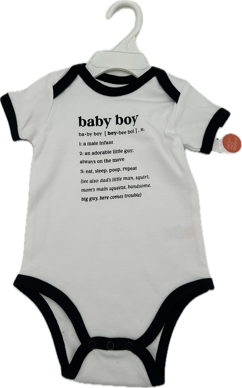 BABY BOY ONESIE 3-6 MONTHS