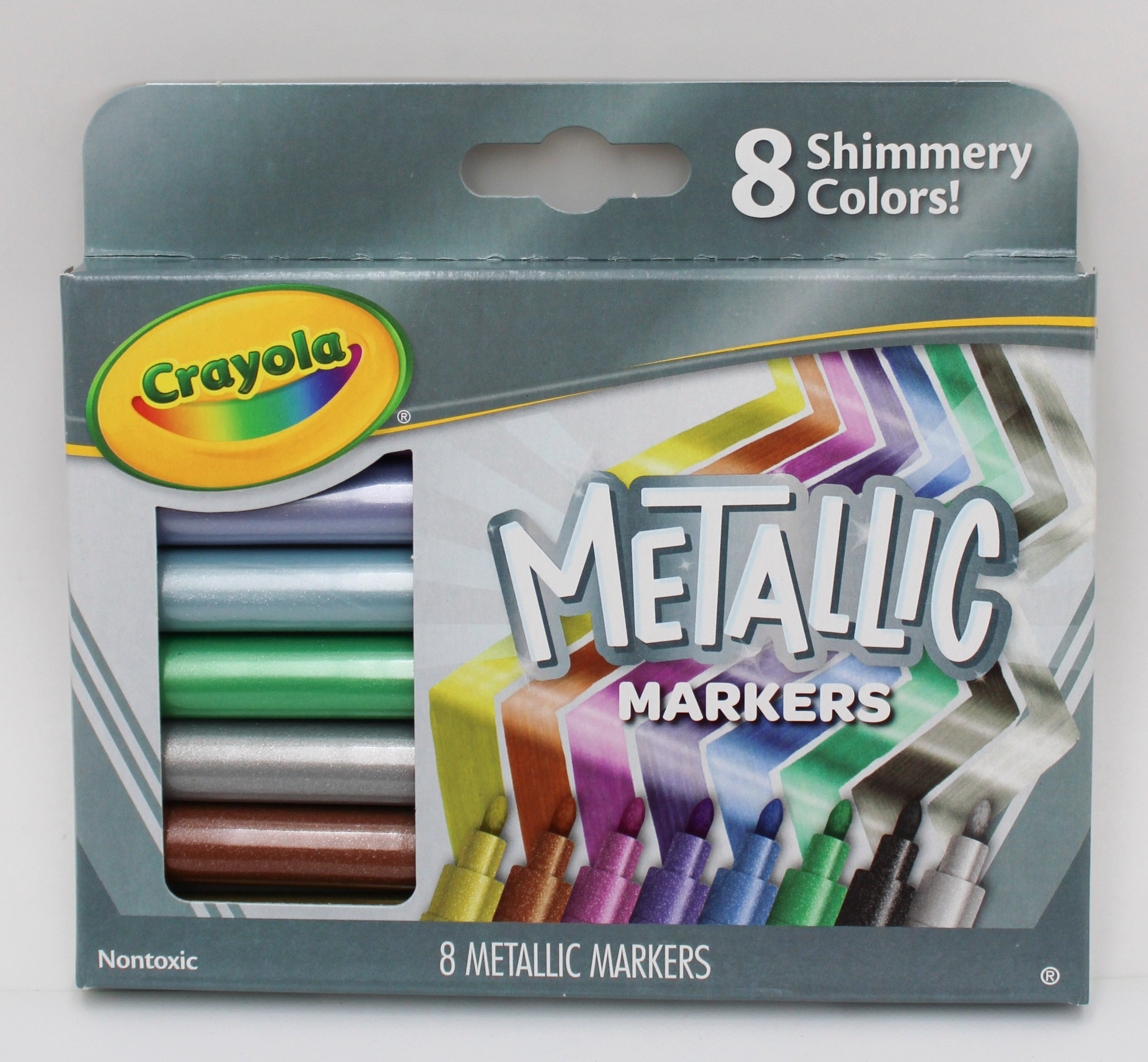 CRAYOLA METALLIC MARKERS 8PK