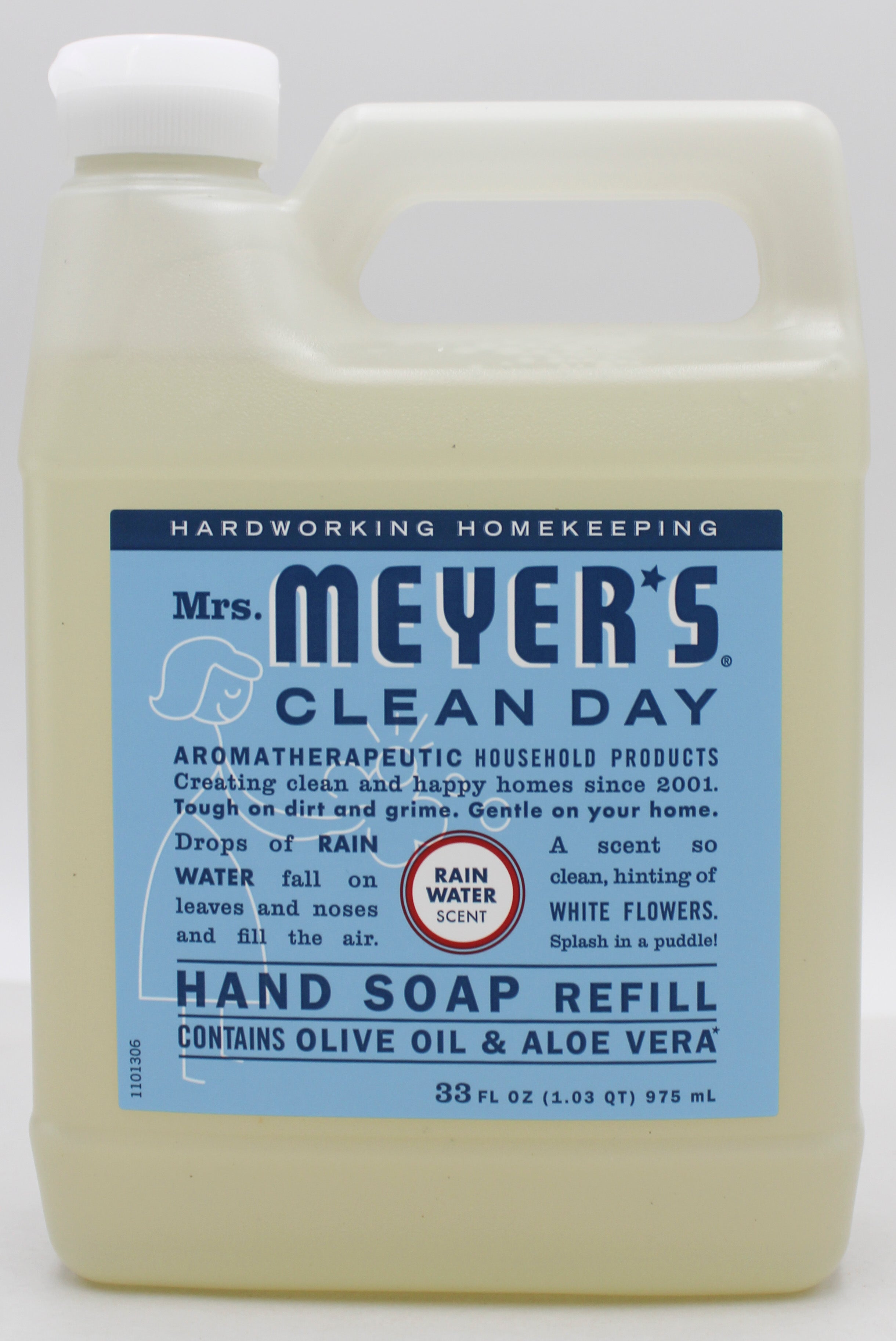 Mrs. Meyer's Hand Soap Refill Rainwater 33oz (US)