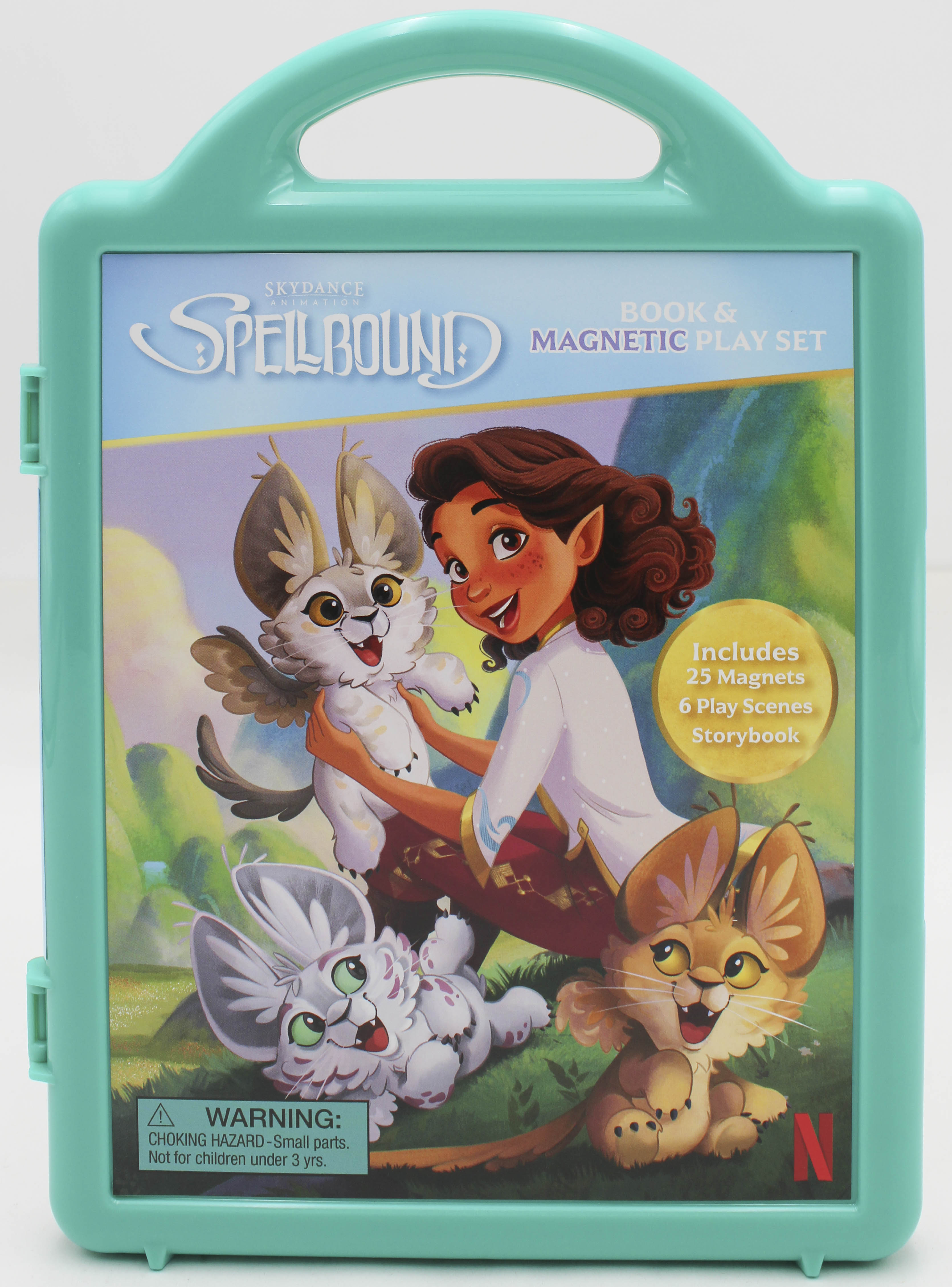 SPELLBOUND 32pg PAPERBACK BOOK & MAGNETIC PLAY SET