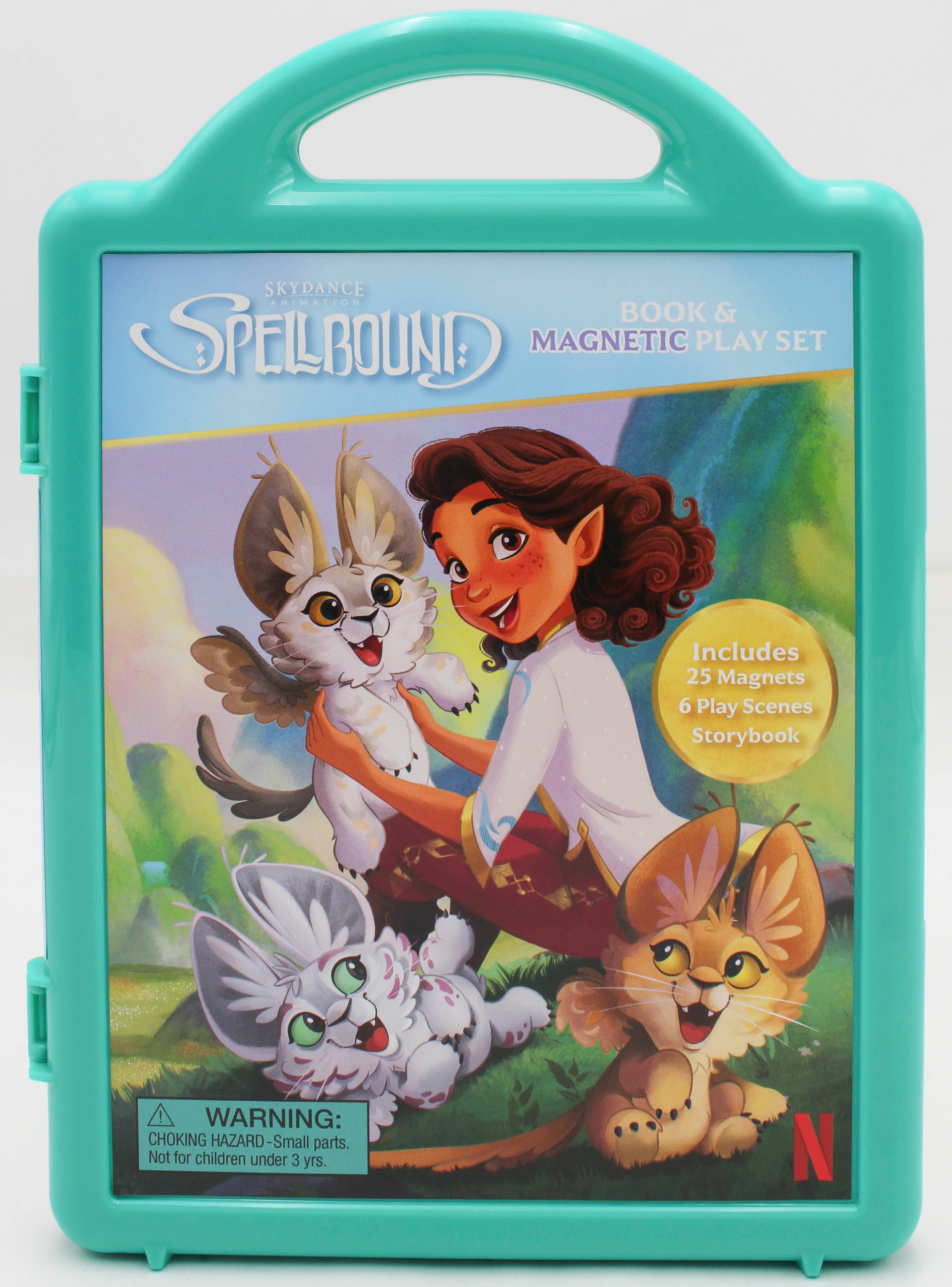 SPELLBOUND 32pg Paperback Book & Magnetic Play Set (Activity)