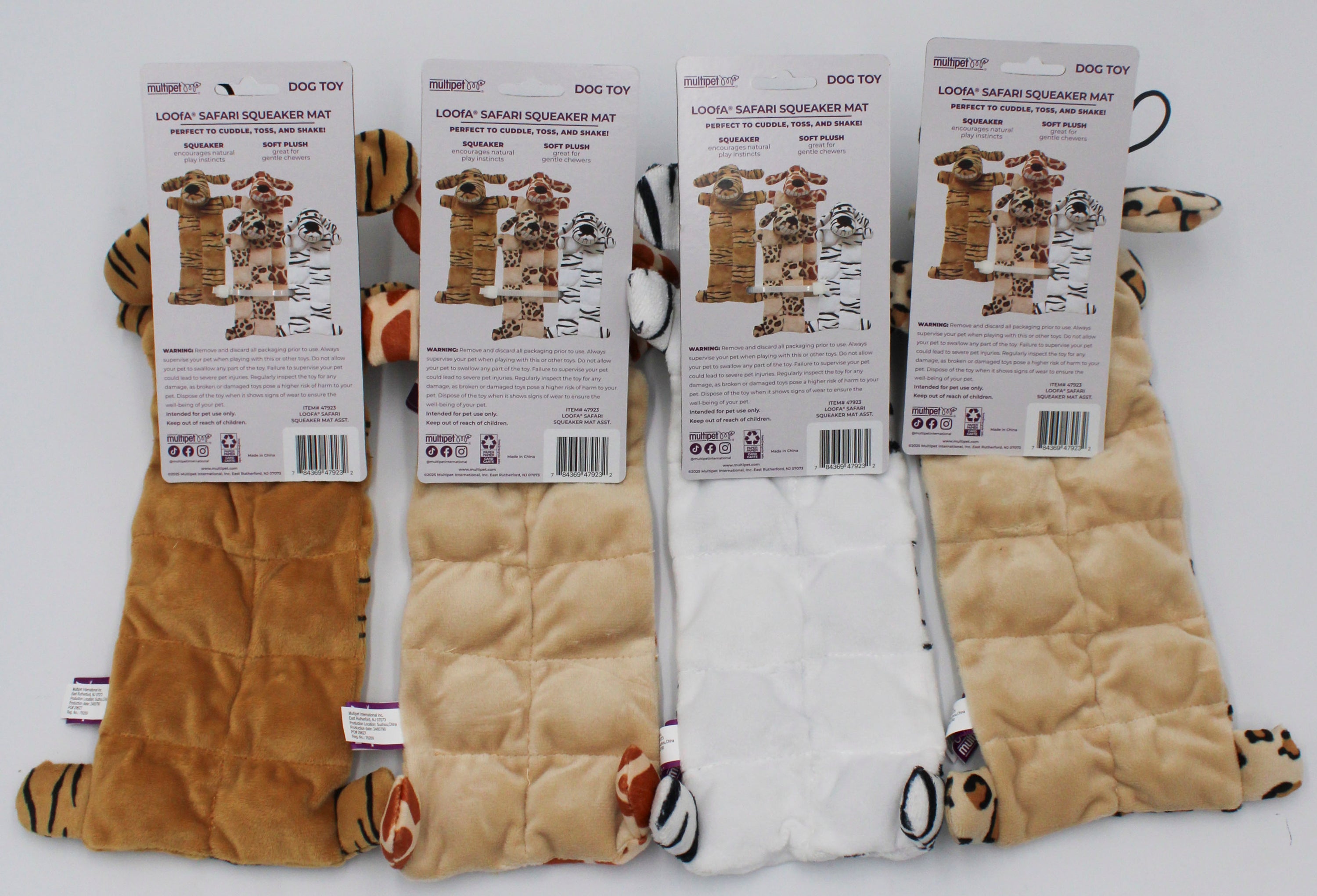 MULTIPET LOOFA SQUEAKER MAT DOG TOY