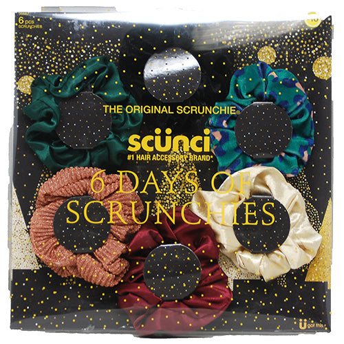 SCUNCI 6DAYS OF SCRUNCHIES GIFT SET-ASST/NI