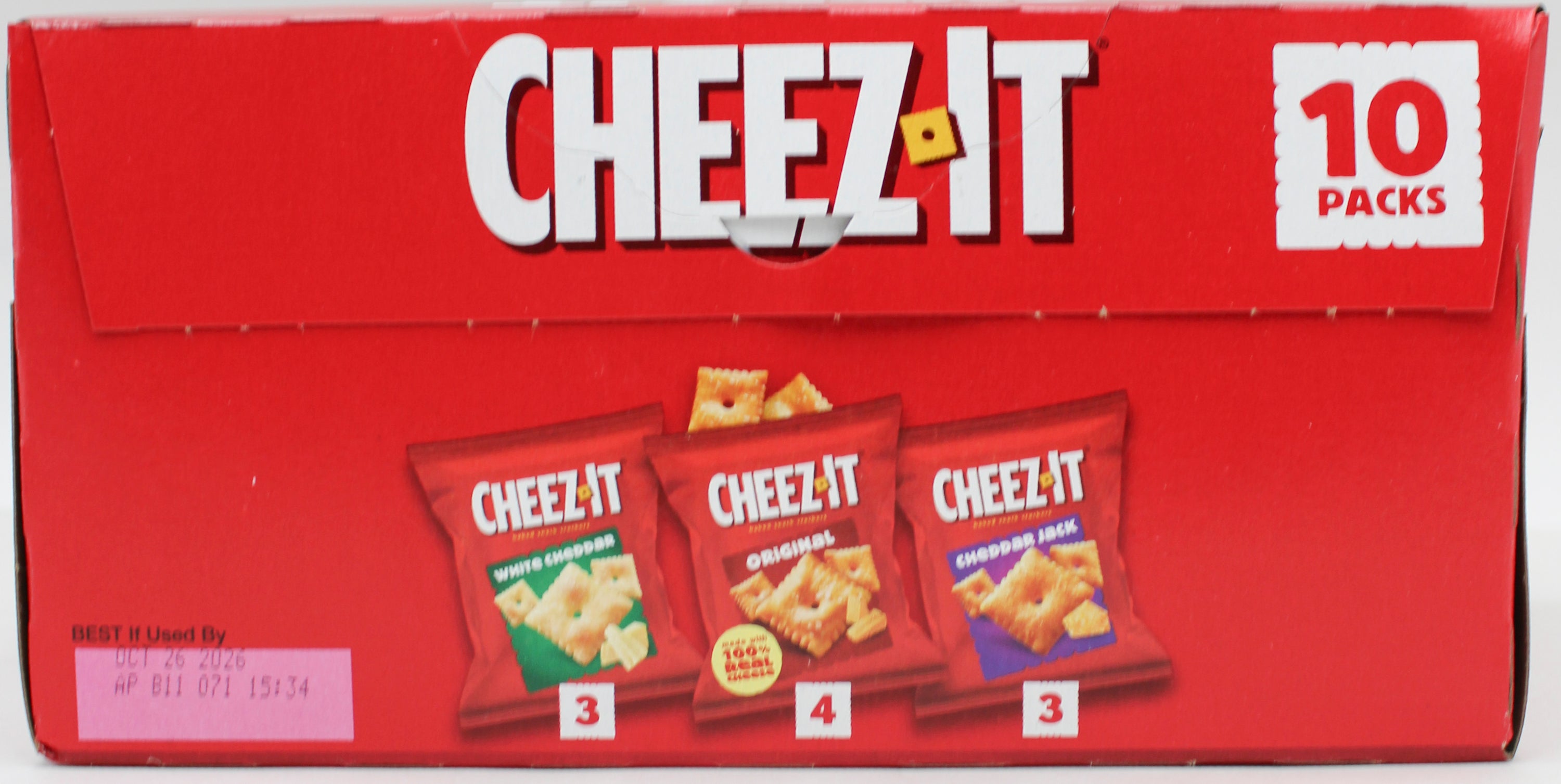 Cheez-It 3 Flavor Cracker Caddy 10.12oz (Case)
