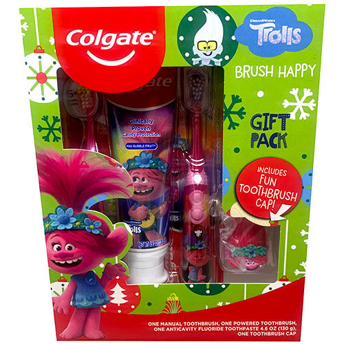 KID ORAL CARE KIT 4PC(9/22)TROLL/NI