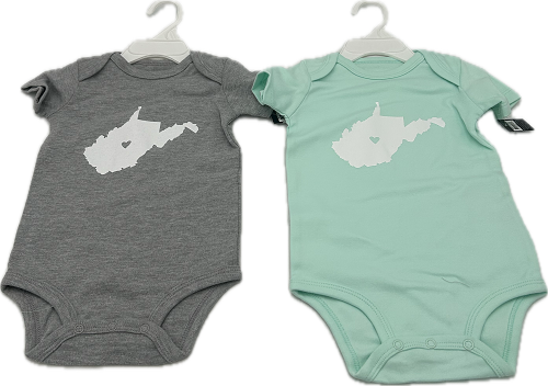 WEST VIRGINIA ONESIE 9-12 MONTHS