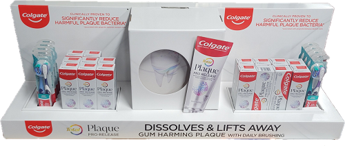 COLGATE 360 MIXED TOOTHBRUSH/TOOTHPASTE DISPLAY NI