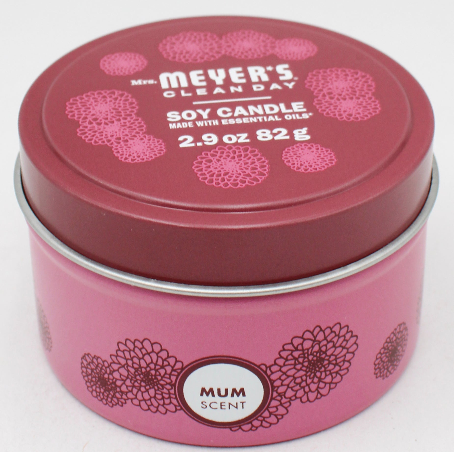 MRS MEYERS TIN CANDLE MUM 2.9 oz