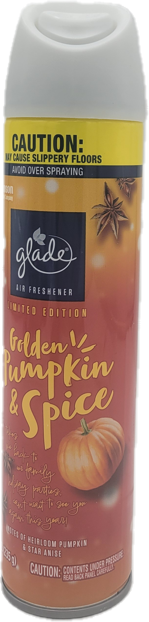 Glade Aerosol Spray Golden Pumpkin Spice 8.3oz