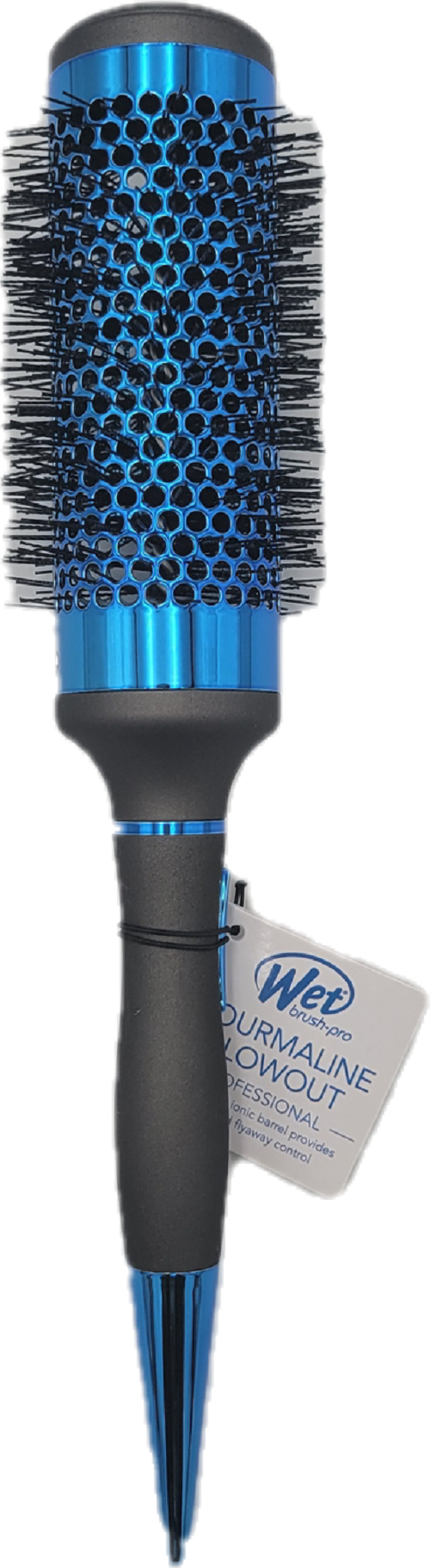 WET BRUSH PRO TOURMALINE BLOWOUT 2.5" LARGE ROUND BLUE NI