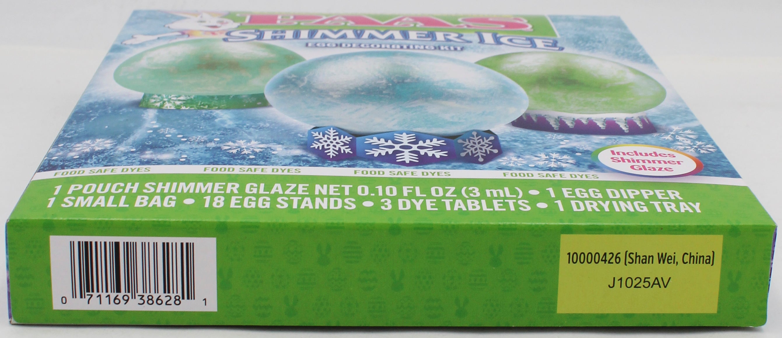 PAAS SHIMMER ICE EGG DECORATING KIT SHELF TRAY