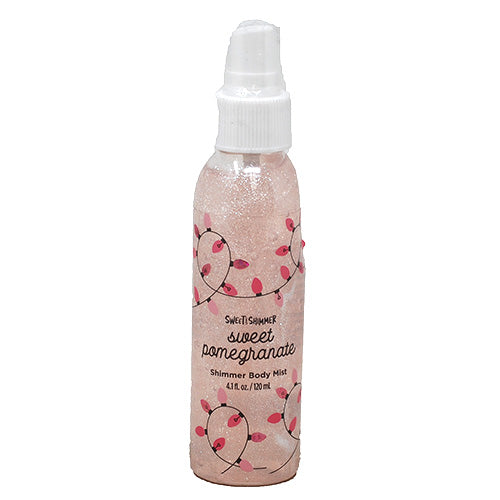 SWEET & SHIMER 4.1OZ GLITTER BODY MIST SWEET POMEGRANT(PP4.99)