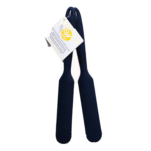 WILTON SILICONE MINI SPATULA 2CT-NAVY